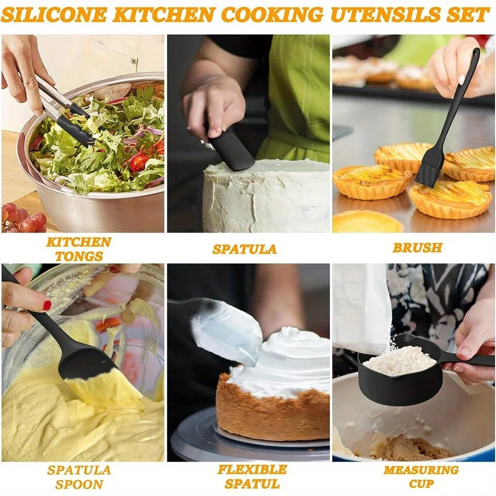 17pcs, Stainless Steel Mixing Bowl Set With Lids Grater Attachment