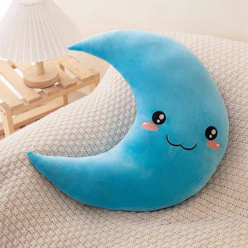 25cm-45cm New Sky Style Funny Moon Soft Plush Cute Throw Pillow