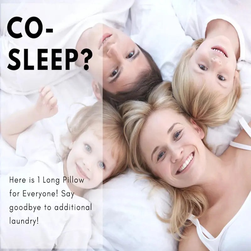 150x50CM White Long Body Pillow Hugging Pillow Sleeping Cushion