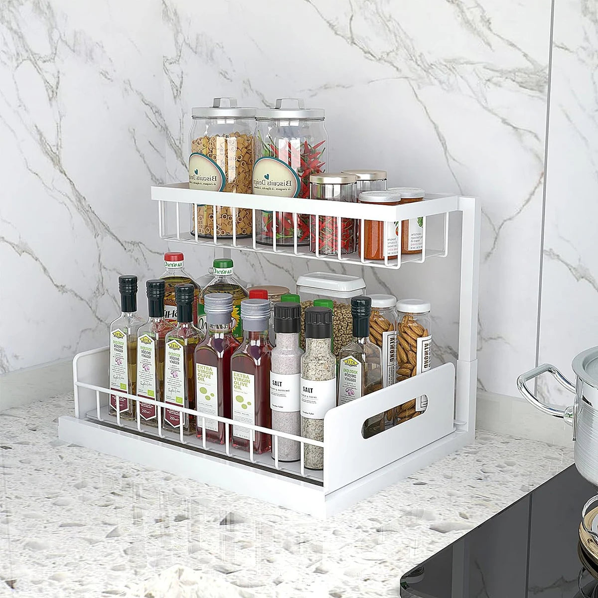 2 Pack Pull Out Under Sink Organizer